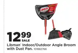 Fleet Farm Libman Indoor/Outdoor Angle Broom with Dust Pan offer