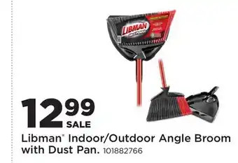 Fleet Farm Libman Indoor/Outdoor Angle Broom with Dust Pan offer