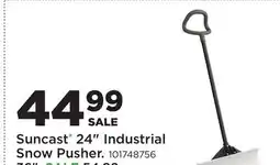 Fleet Farm Suncast 24 Industrial Snow Pusher offer