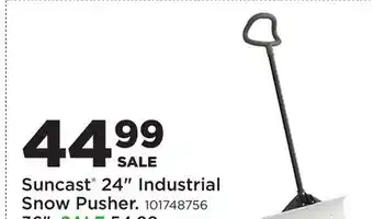 Fleet Farm Suncast 24 Industrial Snow Pusher offer