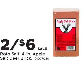 Fleet Farm Roto Salt 4-lb. Apple Salt Deer Brick offer