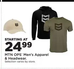 Fleet Farm MTN OPS Men's Apparel & Headwear offer