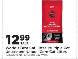 Fleet Farm World's Best Cat Litter Multiple Cat Unscented Natural Corn Cat Litter offer