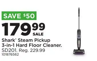 Fleet Farm Shark Steam Pickup 3-in-1 Hard Floor Cleaner offer