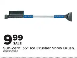 Fleet Farm Sub-Zero 35 Ice Crusher Snow Brush offer