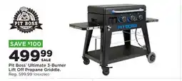 Fleet Farm Pit Boss Ultimate 3-Burner Lift Off Propane Griddle offer
