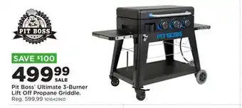 Fleet Farm Pit Boss Ultimate 3-Burner Lift Off Propane Griddle offer