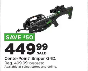 Fleet Farm CenterPoint Sniper G4D offer