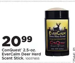 Fleet Farm ConQuest 2.5-oz. EverCalm Deer Herd Scent Stick offer