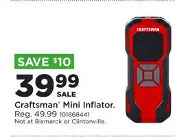Fleet Farm Craftsman Mini Inflator offer