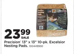 Fleet Farm Precision 13 x 13 10-pk. Excelsior Nesting Pads offer