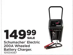 Fleet Farm Schumacher Electric 200A Wheeled Battery Charger offer