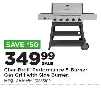 Fleet Farm Char-Broil Performance 5-Burner Gas Grill with Side Burner offer