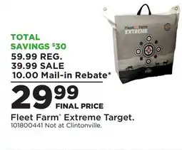 Fleet Farm Fleet Farm Extreme Target offer