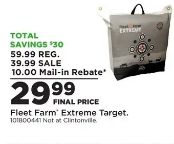 Fleet Farm Fleet Farm Extreme Target offer
