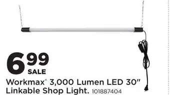 Fleet Farm Workmax 3, 000 Lumen LED 30 Linkable Shop Light offer