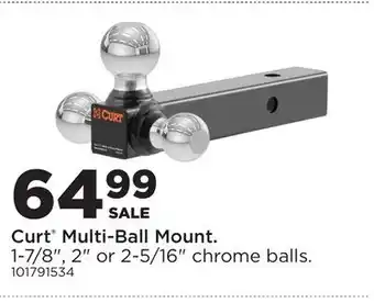 Fleet Farm Curt Multi-Ball Mount offer