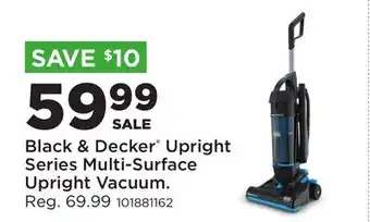 Fleet Farm Black & Decker Upright Series Multi-Surface Upright Vacuum offer