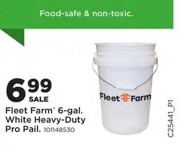 Fleet Farm Fleet Farm 6-gal. White Heavy-Duty Pro Pail offer
