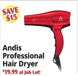 Ocean State Job Lot Andis Professional Hair Dryer offer