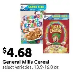 Fareway General Mills Cereal offer