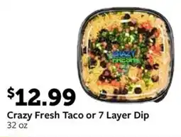 Fareway Crazy Fresh Taco or 7 Layer Dip offer