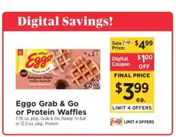 ShopRite Eggo Grab & Go or Protein Waffles offer