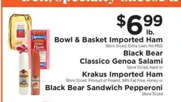 ShopRite Bowl & Basket Imported Ham offer