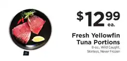ShopRite Fresh Yellowfin Tuna Portions offer