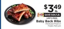 ShopRite Baby Back Ribs offer