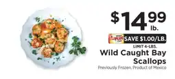 ShopRite Wild Caught Bay Scallops offer