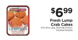 ShopRite Fresh Lump Crab Cakes offer