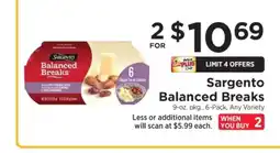 ShopRite Sargento Balanced Breaks offer