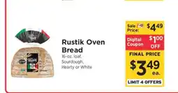 ShopRite Rustik Oven Bread offer