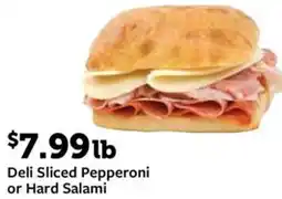 Fareway Deli Sliced Pepperoni or Hard Salami offer