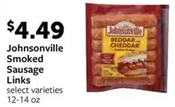 Fareway Johnsonville Smoked Sausage Links offer