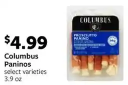 Fareway Columbus Paninos offer