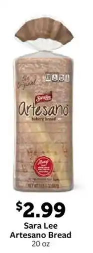 Fareway Sara Lee Artesano Bread offer