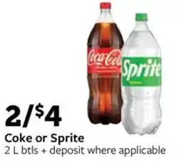 Fareway Coke or Sprite offer