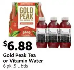 Fareway Gold Peak Tea or Vitamin Water offer