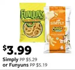 Fareway Simply or Funyuns offer
