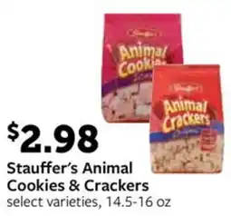 Fareway Stauffer's Animal Cookies & Crackers offer