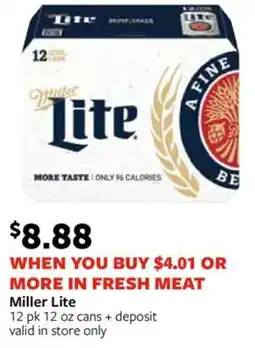 Fareway Miller Lite offer