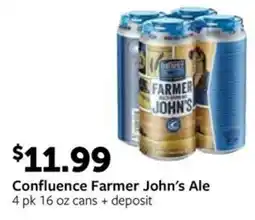 Fareway Confluence Farmer John's Ale offer