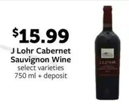 Fareway J Lohr Cabernet Sauvignon Wine offer