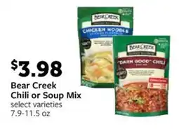 Fareway Bear Creek Chili or Soup Mix offer