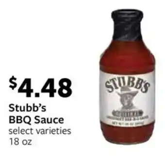 Fareway Stubb's BBQ Sauce offer