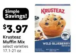 Fareway Krusteaz Muffin Mix offer