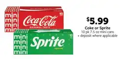 Fareway Coke or Sprite offer