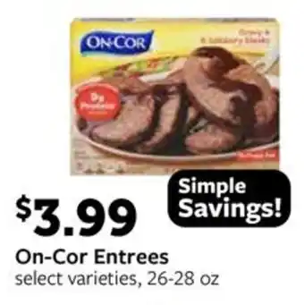 Fareway On-Cor Entrees offer
